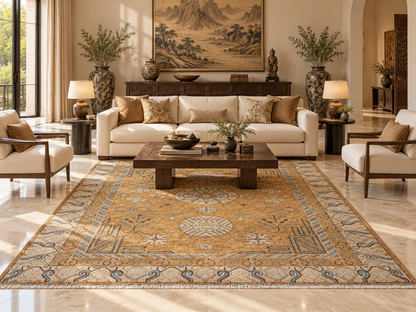 19th century Khotan Design Wool Rug 366×276 cm | Rug# 32501