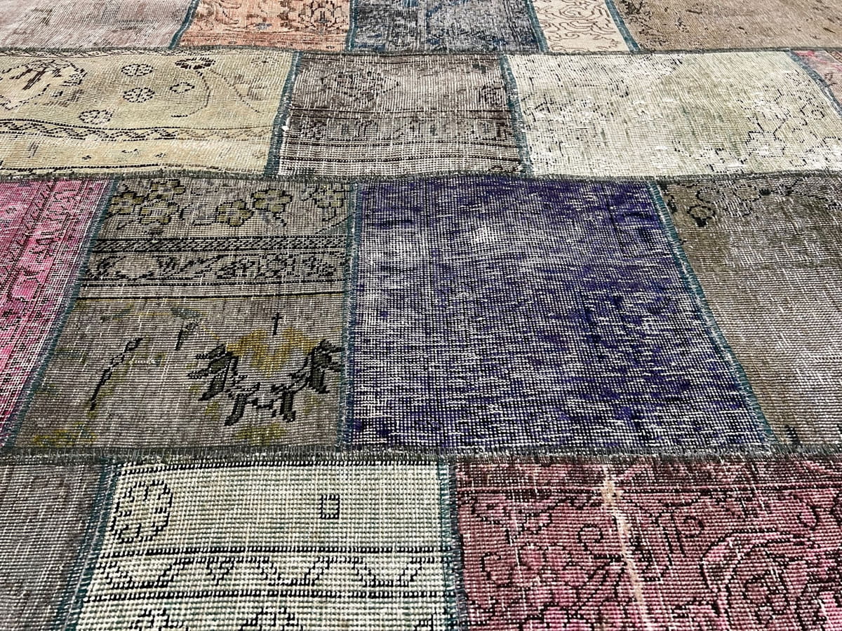 Vintage patchwork rug 306x205cm | Rug# 4522A