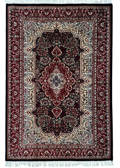Fine weave Amritsar, classic Tabriz design, 186x122 cm | Rug# 30676