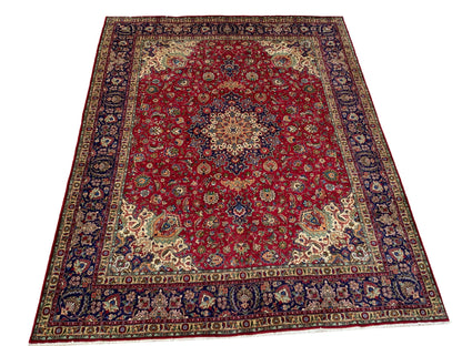 Custom-Made oversized Persian Tabriz 437x346cm | Rug# 10414