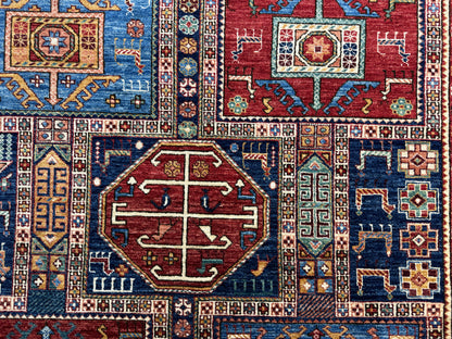 Turkmen weave galleria rug, 19th c Caucasian design 354×184 cm | Rug# 26414