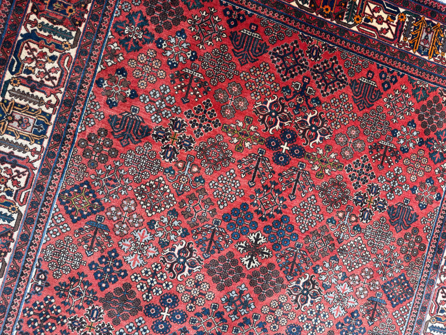 Superfine Persian Khosrow-Abad Meimeh 253x172cm | Rug# 36774