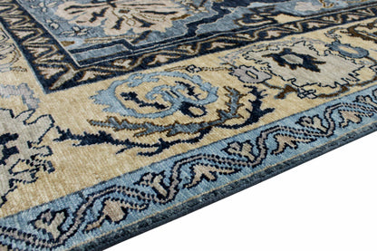 Hand knotted Agra carpet, 16th-Century Garous design, 373x281cm | Rug# 31714