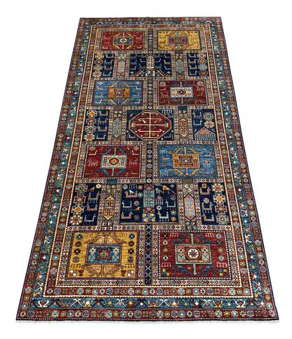Turkmen weave galleria rug, 19th c Caucasian design 354×184 cm | Rug# 26414