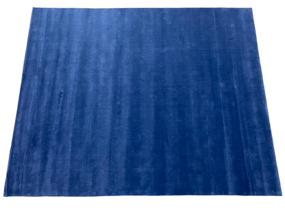 Hand-Loom designer plain in soft plush pile NZ wool 249X308 cm | RUG # 31513