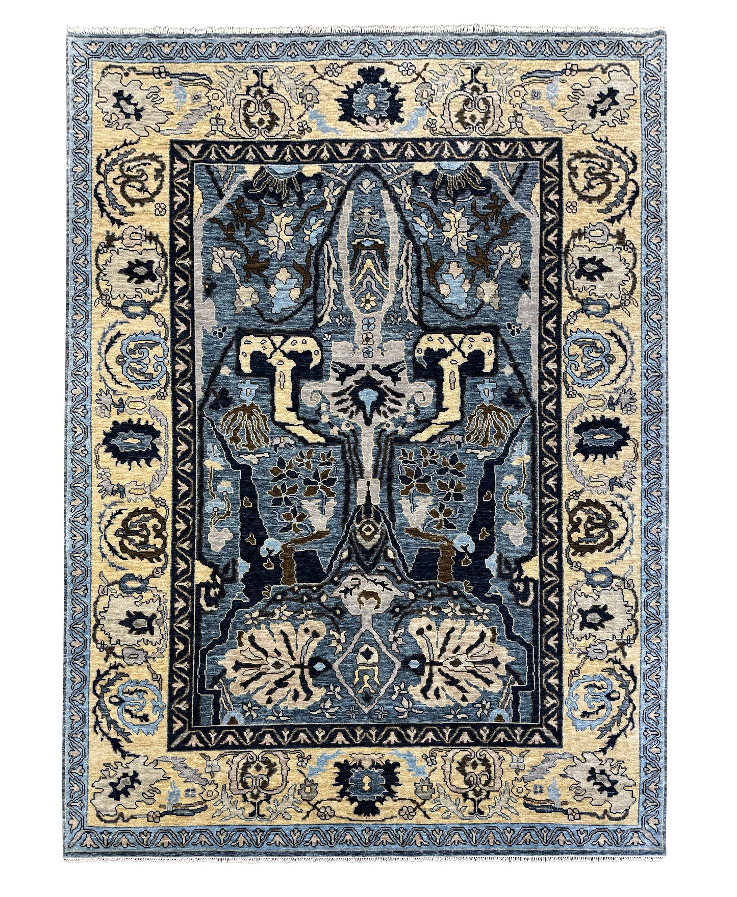16th-century Agra,16th.c Garous design 373X281cm | Rug# 31714