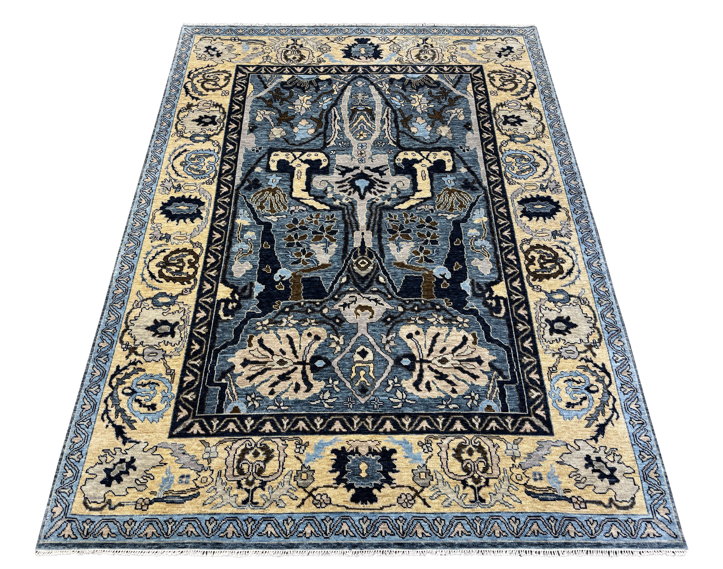 16th-century Agra,16th.c Garous design 373X281cm | Rug# 31714