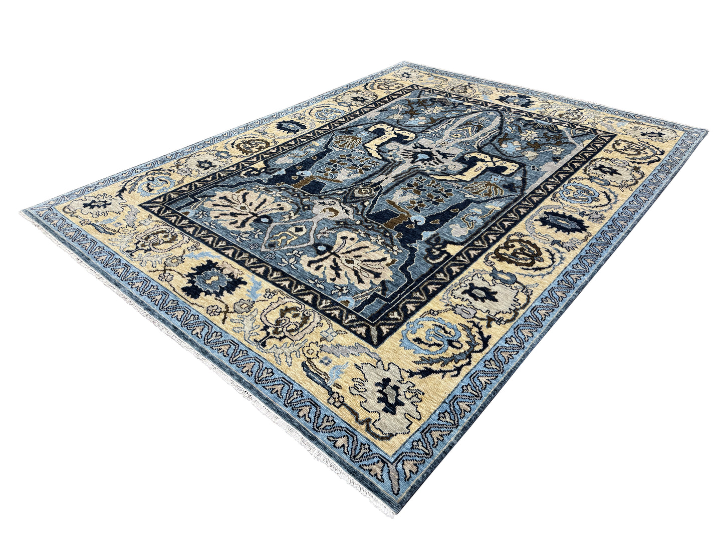 16th-century Agra,16th.c Garous design 373X281cm | Rug# 31714