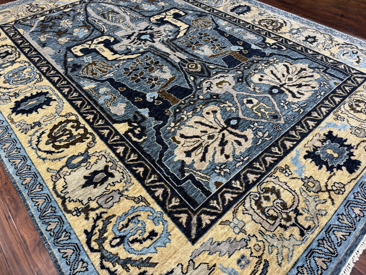 16th-century Agra,16th.c Garous design 373X281cm | Rug# 31714