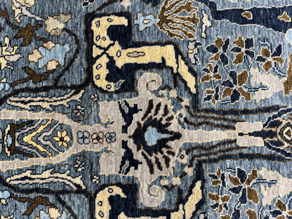 16th-century Agra,16th.c Garous design 373X281cm | Rug# 31714