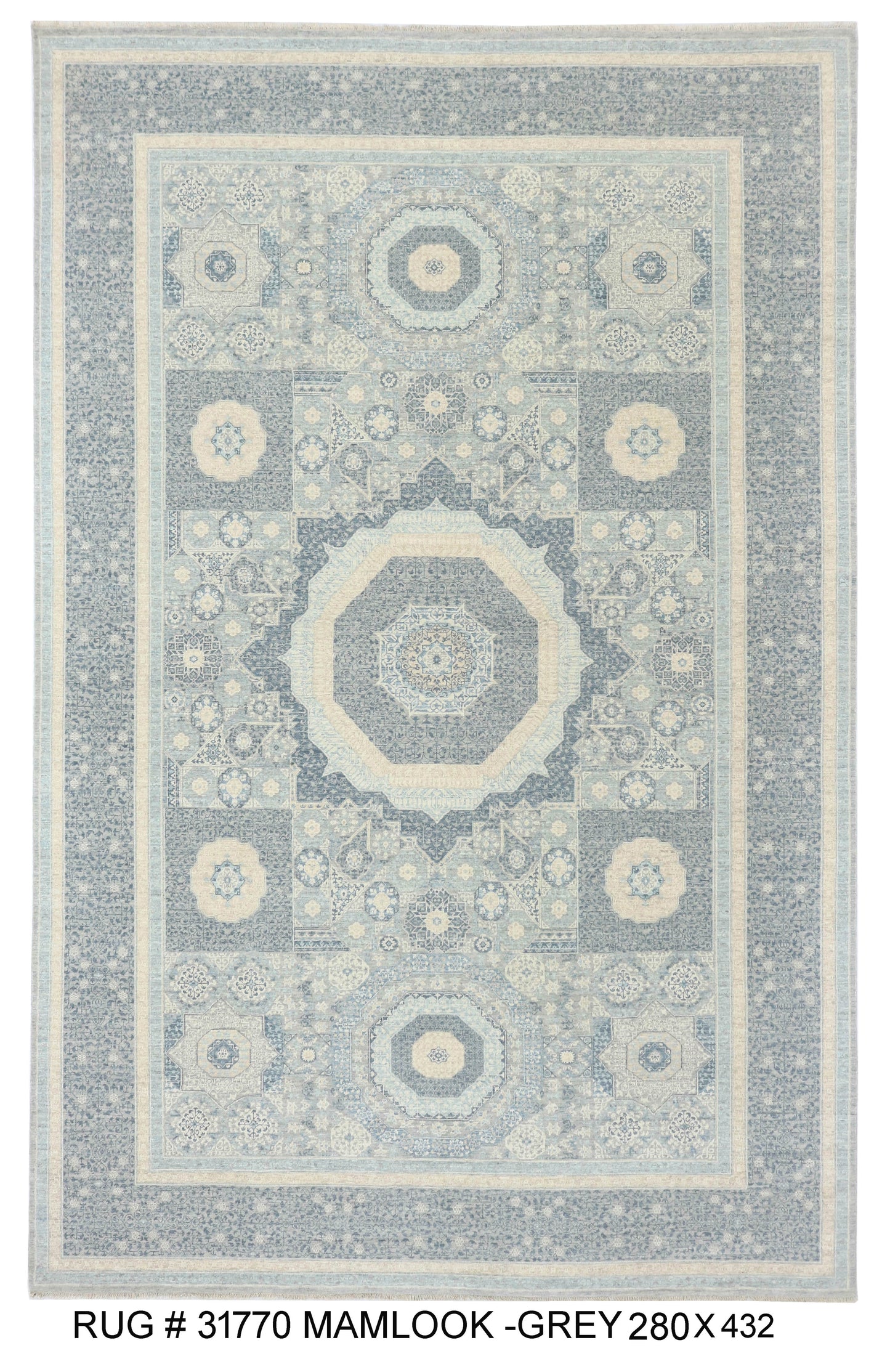 Superfine Jaipur, in 15th century Mamluk design 432x280 cm | RUG# 31770