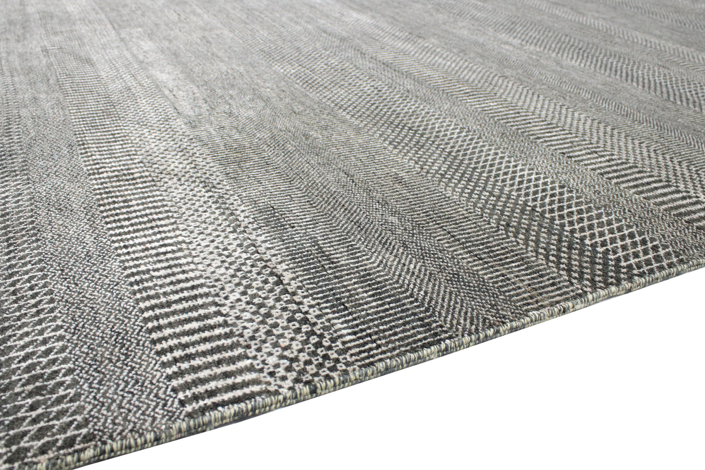Superfine Scandinavian Textured Designer Rug 276x365cm | Rug# 31816