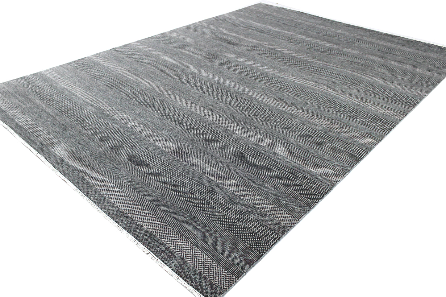 Superfine Scandinavian Textured Designer Rug 273x363cm | Rug# 31817