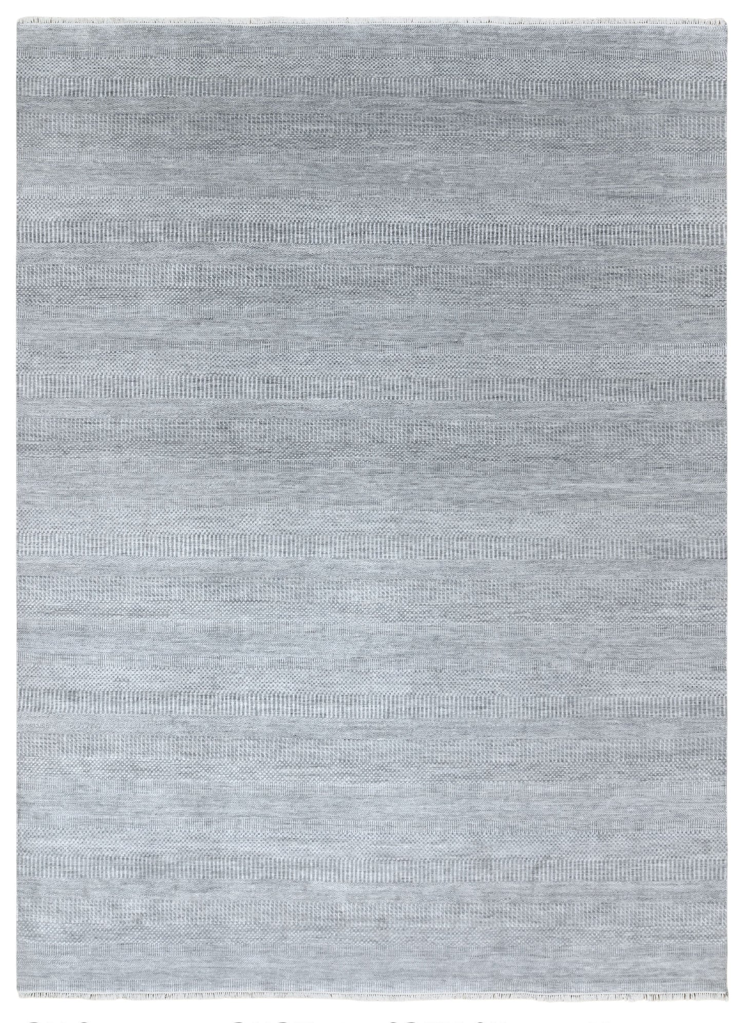 Hand-Knotted Scandinavian Textured Designer Rug 372x272cm | Rug# 31823