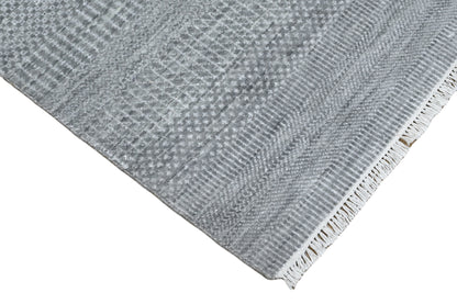 Hand-Knotted Scandinavian Textured Designer Rug 372x272cm | Rug# 31823