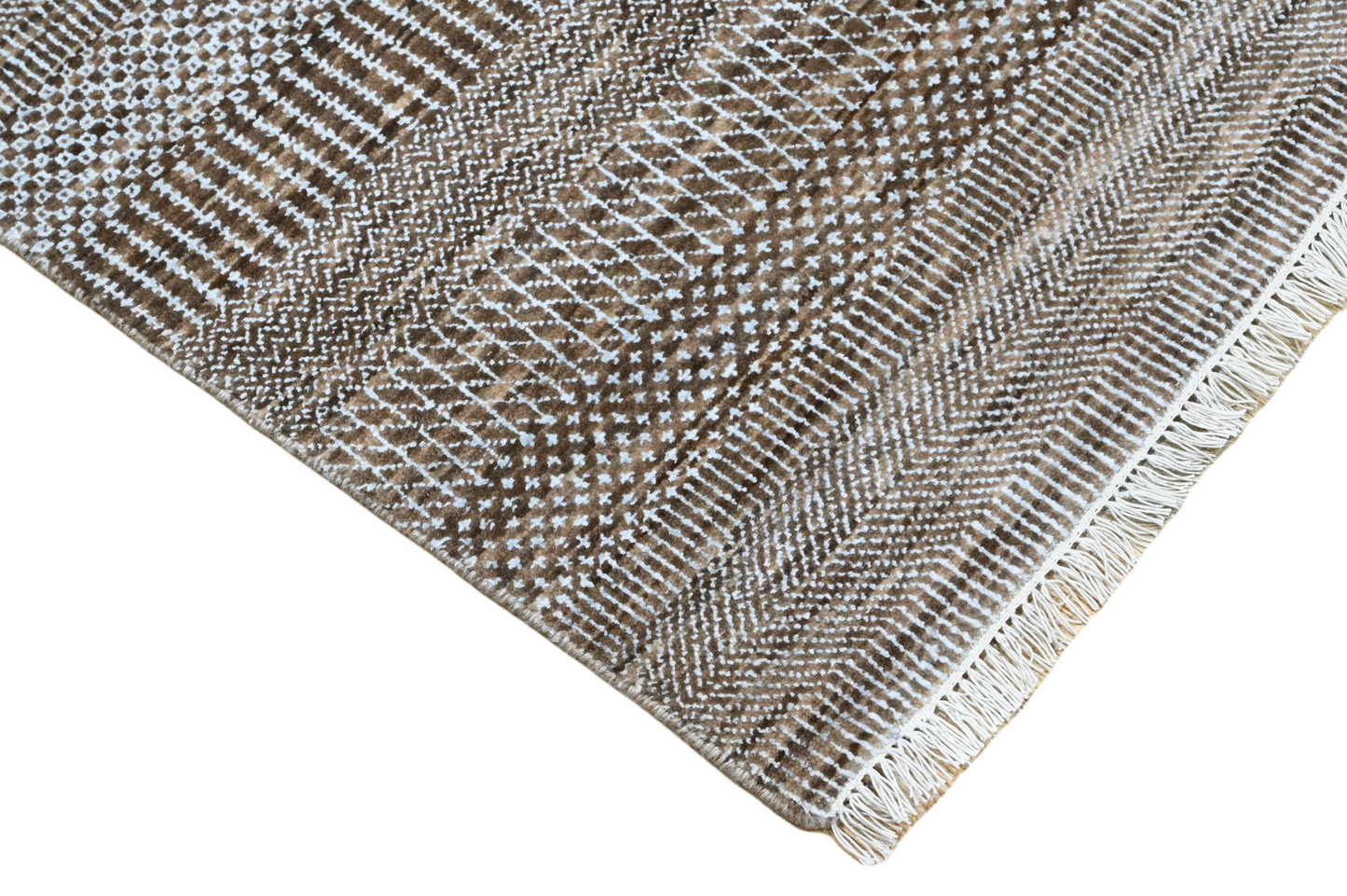 Superfine Scandinavian Textured Designer Rug 370x275cm | Rug# 31826