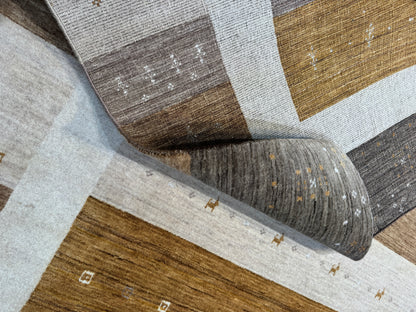 modern Gabbeh rug, India 276x187cm | RUG# 31860