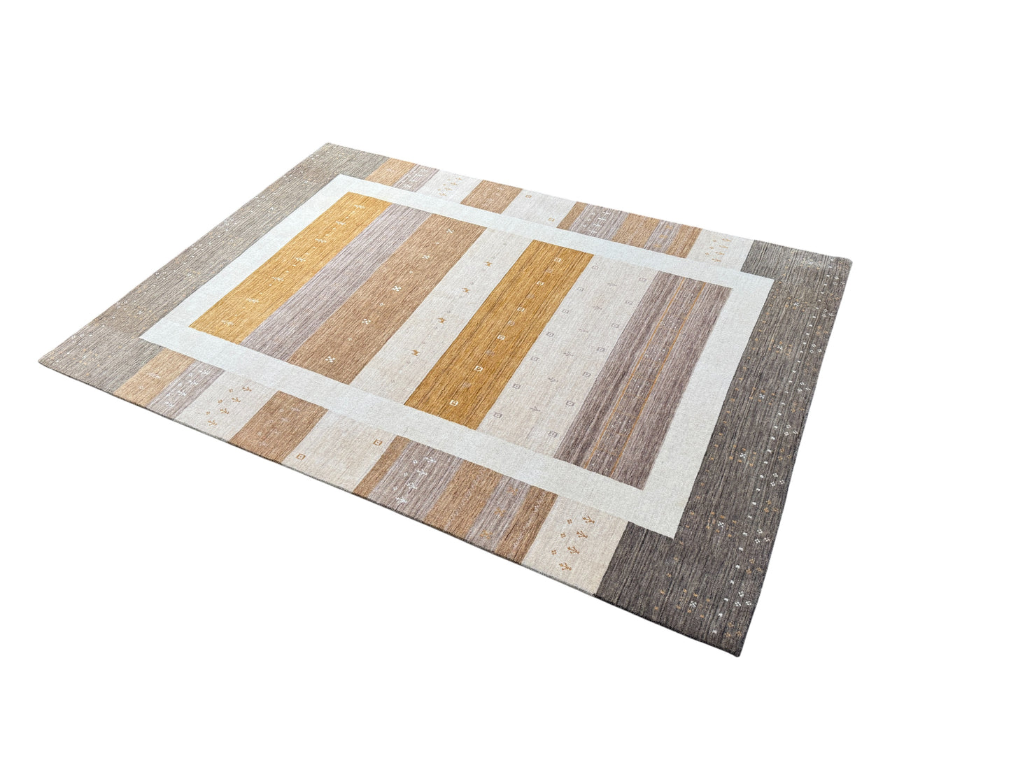 modern Gabbeh rug, India 276x187cm | RUG# 31860