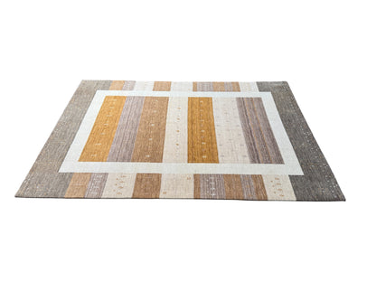 modern Gabbeh rug, India 276x187cm | RUG# 31860
