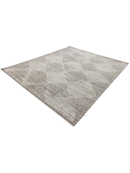 Hand knotted Scandinavian modern designer rug 300x244cm | RUG # 31985