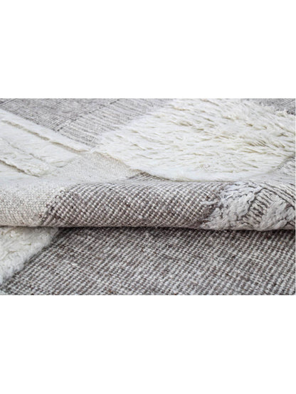 Hand knotted Scandinavian modern designer rug 300x254cm | RUG # 31987