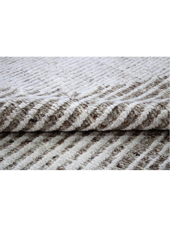 Hand knotted Scandinavian modern designer rug 300x244cm | RUG # 31988