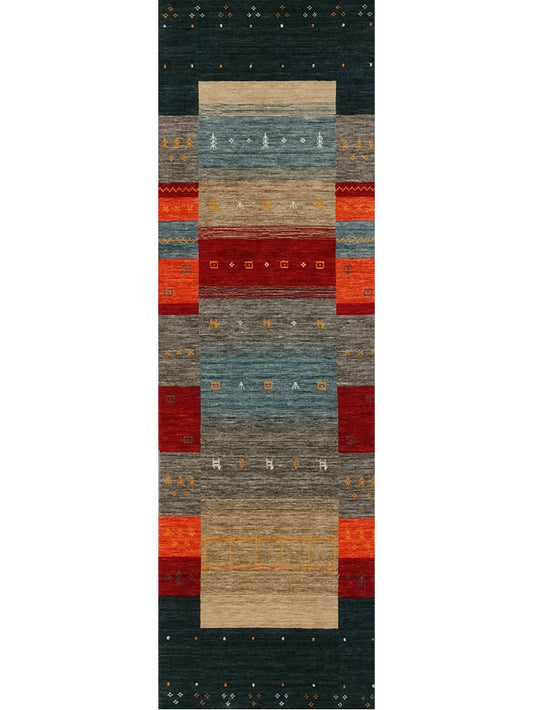 Contemporary Gabbeh Rug 240x76 cm | Rug# 32008