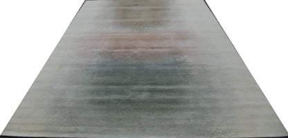 Hand-woven Tibetan knots, blending an abstract painting 350x250 cm | RUG# 32011