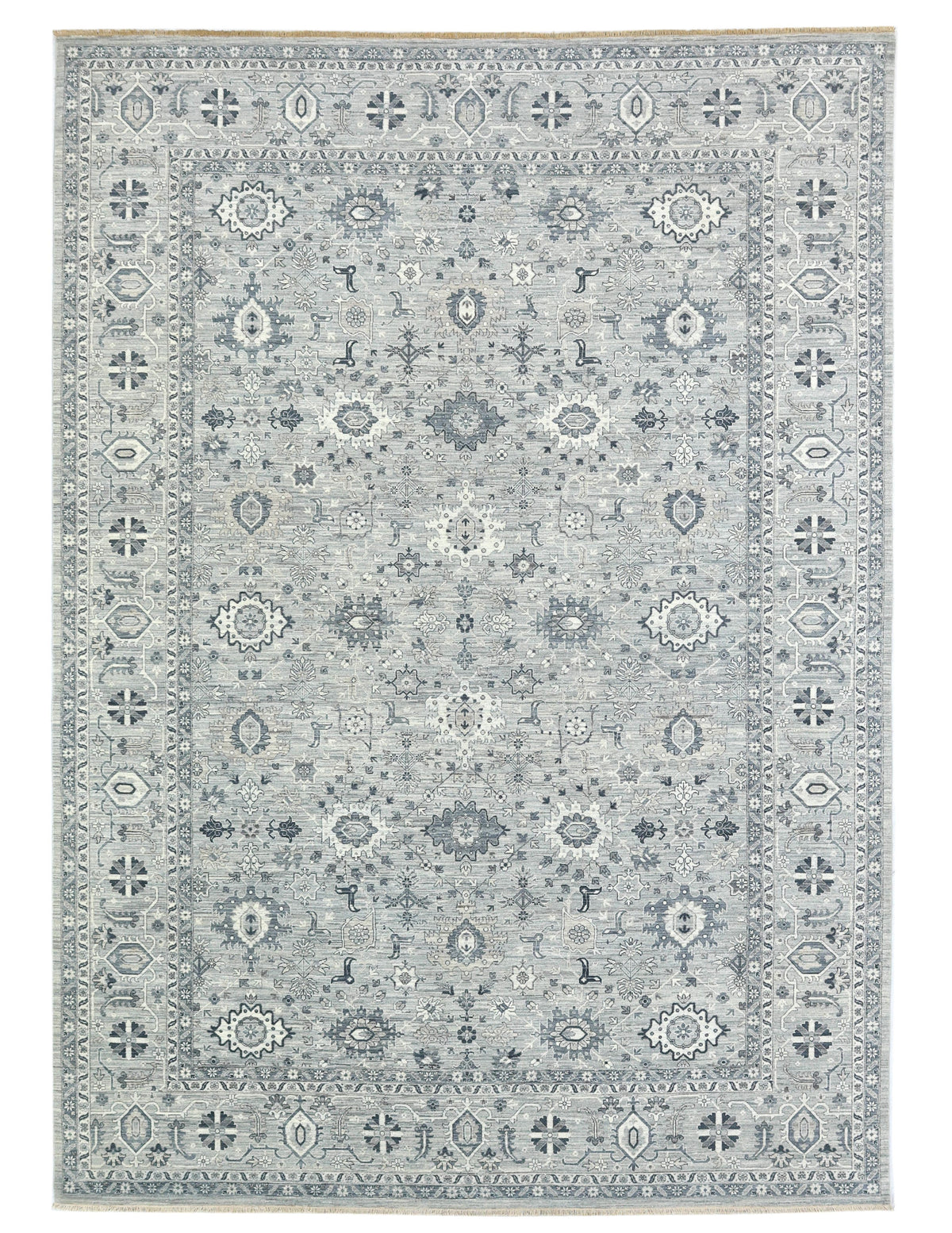 Custom-Made Jaipur Transitional Tabriz Rug  431×308 cm | Rug# 32067