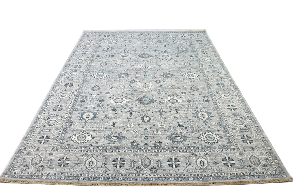 Custom-Made Jaipur Transitional Tabriz Rug  431×308 cm | Rug# 32067