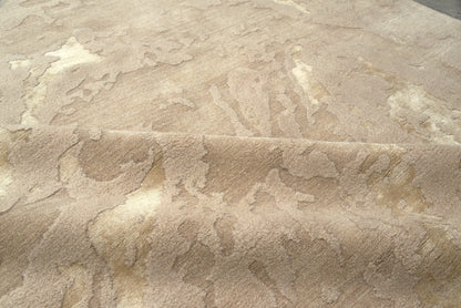 Tibetan weave modern designer rug, Llama and Lamb wool with pure silk,  363x273 cm | RUG#32082