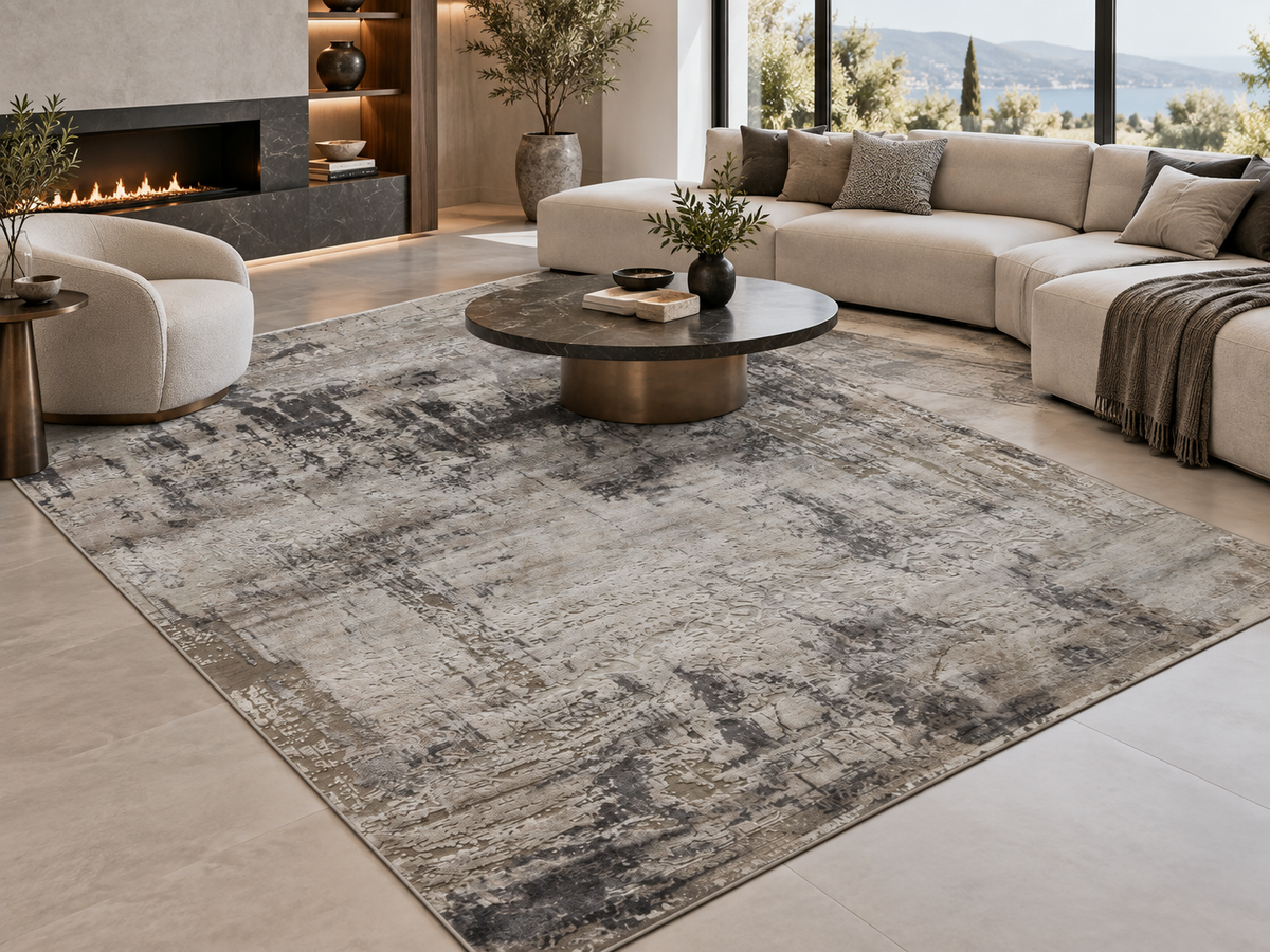 Modern Abstract Rug 306x239 cm | Rug# 32222