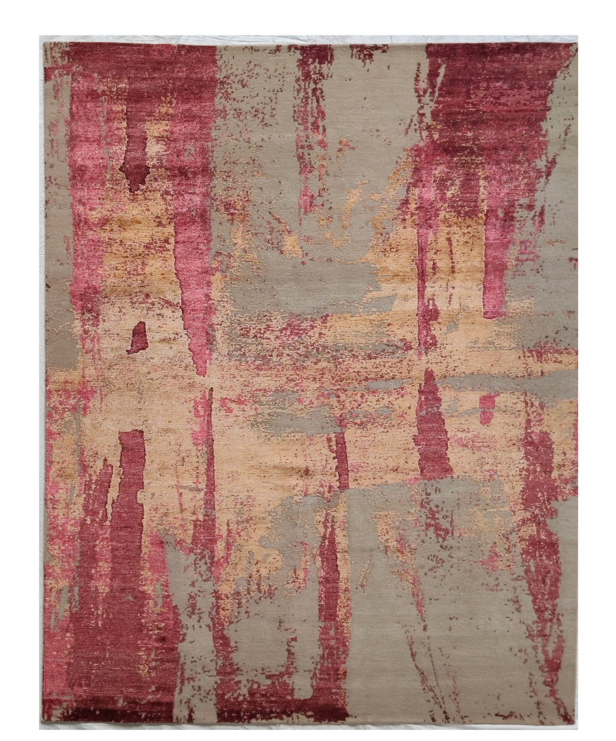 Superfine Tibetan Weave Modern Designer Rug 274x190 cm | Rug# 32231