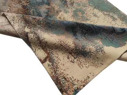 Superfine Tibetan Weave Modern Designer Rug 274x190 cm | Rug# 32232