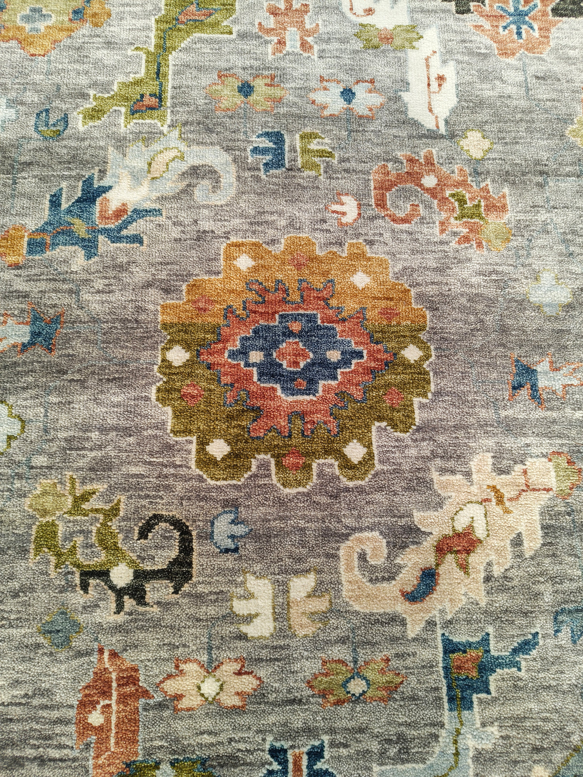Hand-Knotted Agra Safavid Floral Rug 311x249 cm | Rug# 32234