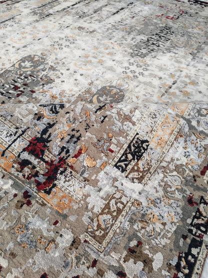 Transitional Modern Rug 300x242 cm | Rug# 32236