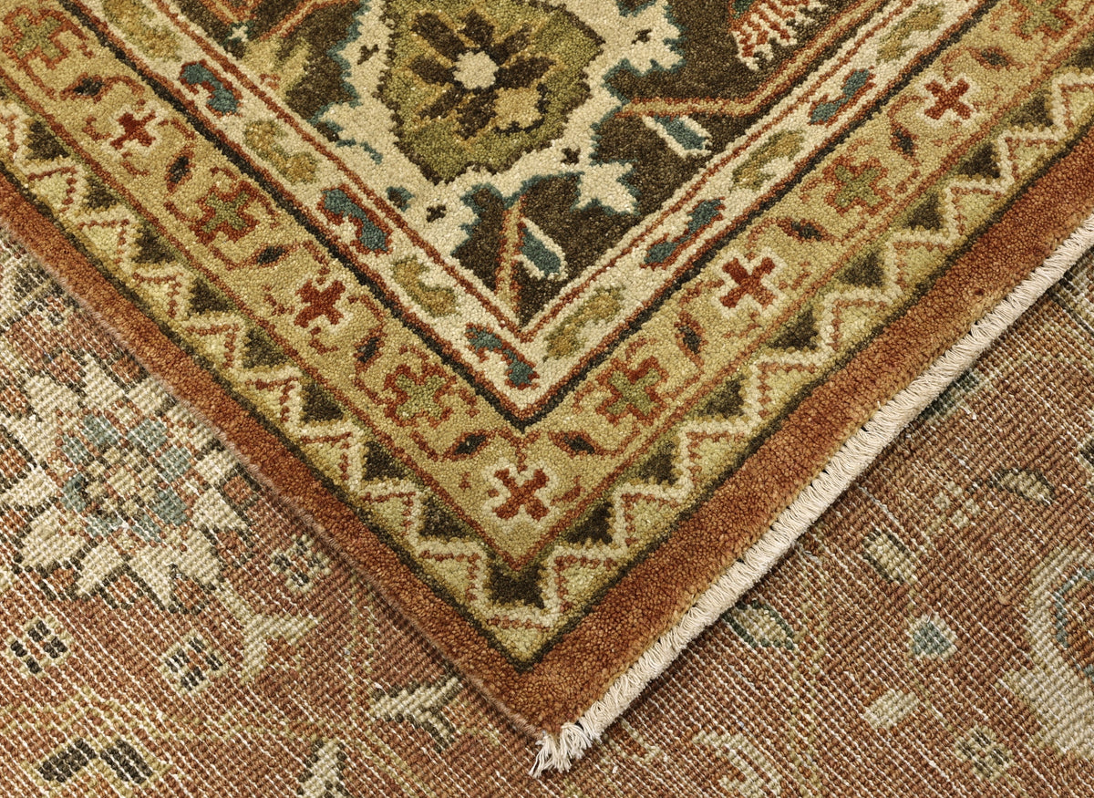 19th century  Serapi design, newly made Carpet, Jaipur India, 365x271 cm | RUG#  32245