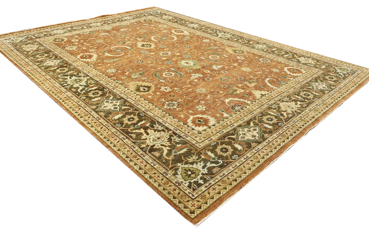 19th century  Serapi design, newly made Carpet, Jaipur India, 365x271 cm | RUG#  32245