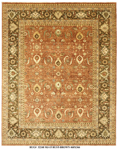 Oversize Serapi design Carpet, Jaipur India, 460x366 cm | RUG#  32248