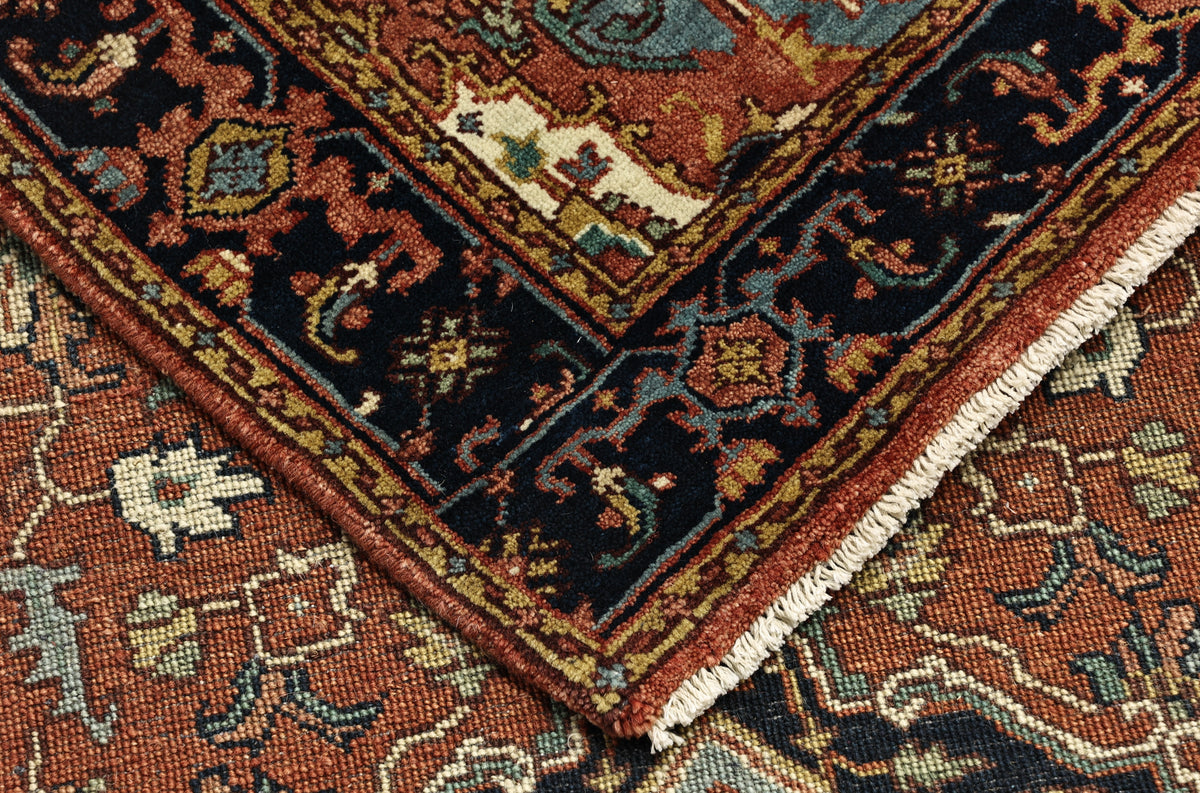 Custom-Made Jaipur Heriz Hall Runner 840x79 cm | Rug# 32250
