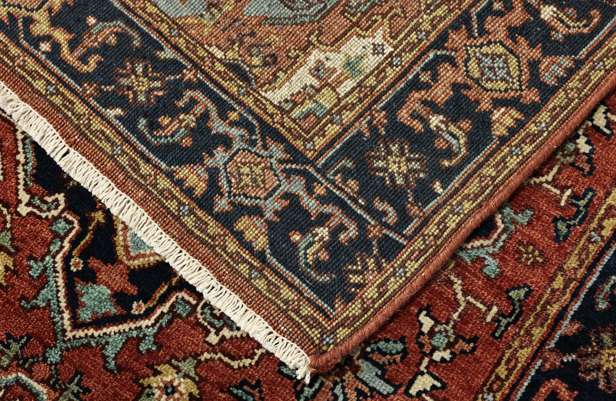 Custom-Made Jaipur Heriz Hall Runner 840x79 cm | Rug# 32250
