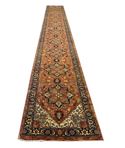 Custom-Made Jaipur Heriz Design Hall Runner 670x76 cm | Rug#32252
