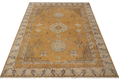 19th century Khotan Design Wool Rug 366×276 cm | Rug# 32501