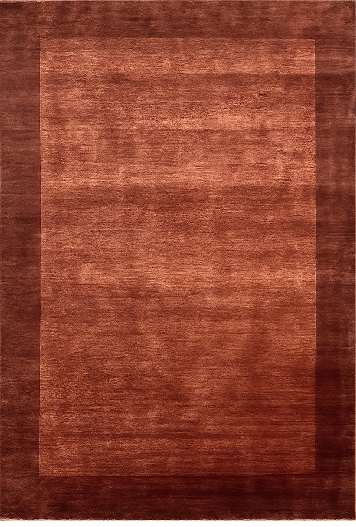 Modern Gabbeh-Style Terracotta Rug 350×250 cm | Rug# 32592