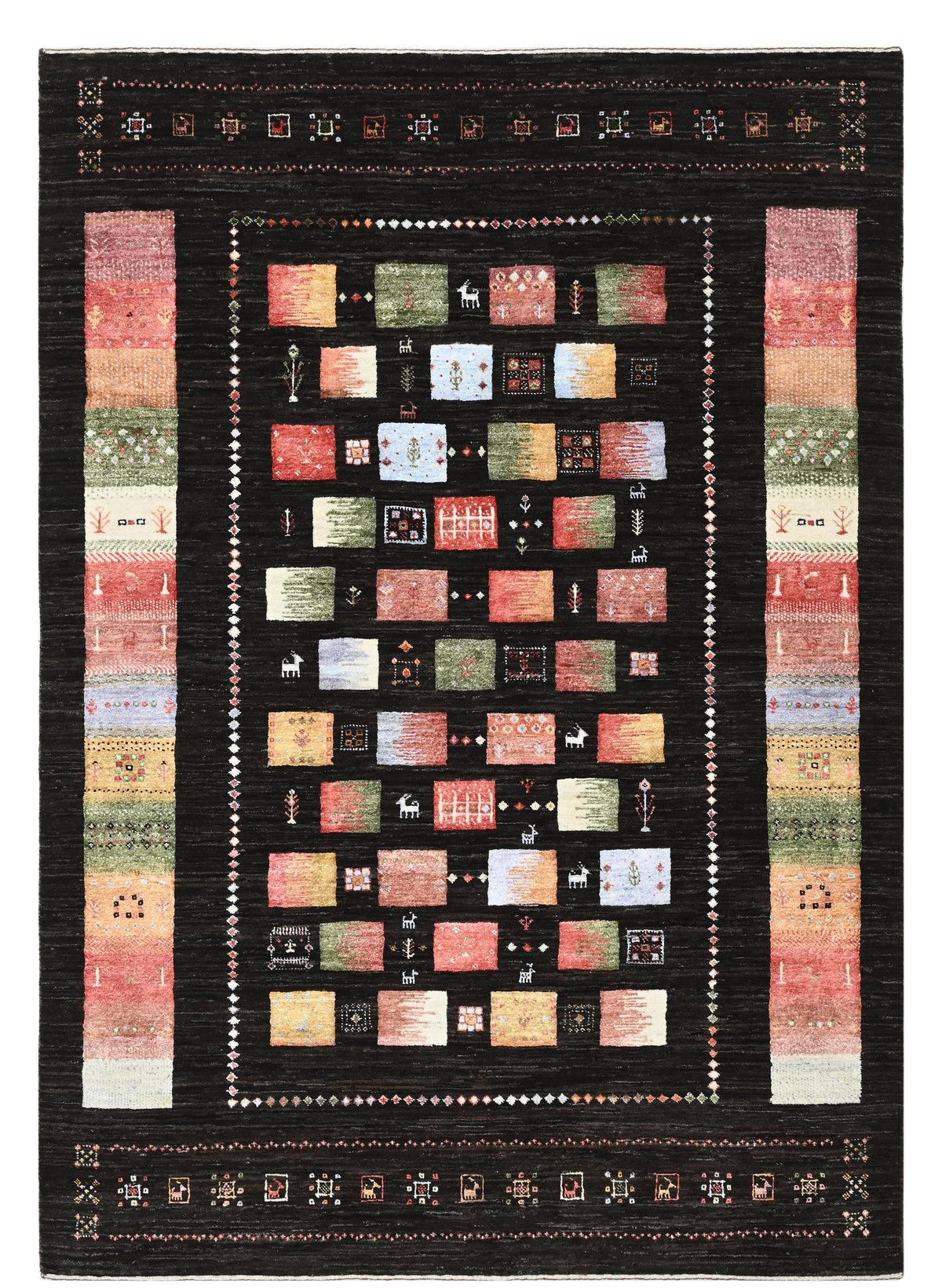 Superfine custom made Gabbeh Rug 245x164 cm | Rug# 32640