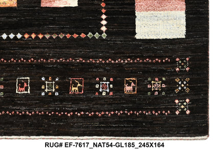 Superfine custom made Gabbeh Rug 245x164 cm | Rug# 32640