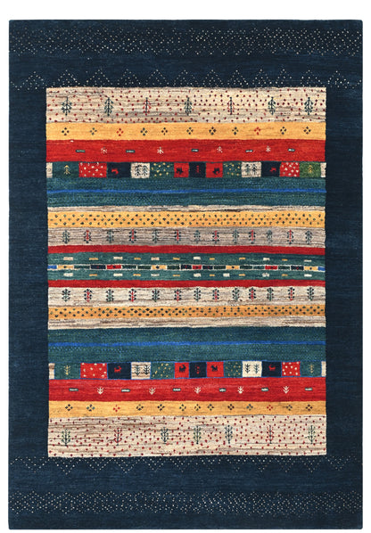 Luri-Baft Gabbeh, Handspun Wool Rug 243x170 cm | Rug# 32645