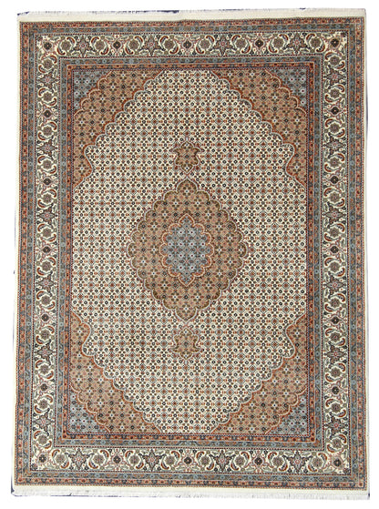 Superfine Indo Tabriz wool & silk  Rug 240x171 cm | Rug# 32649