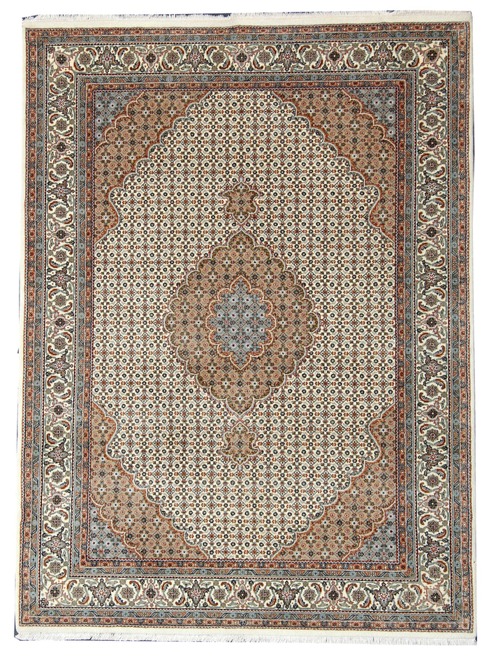 Superfine Indo Tabriz wool & silk  Rug 240x171 cm | Rug# 32649
