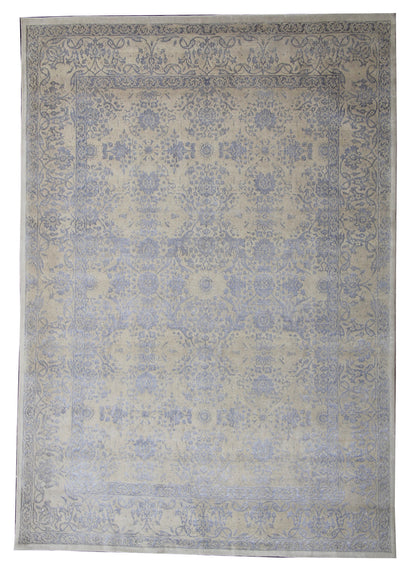 Transitional Classic Wool and Tencel Rug 365×276 cm | Rug# 32653